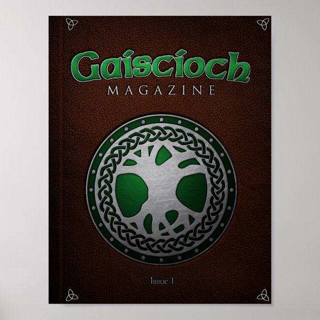 Ausgabe 1 des Magazins Gaiscioch Poster (Vorne)