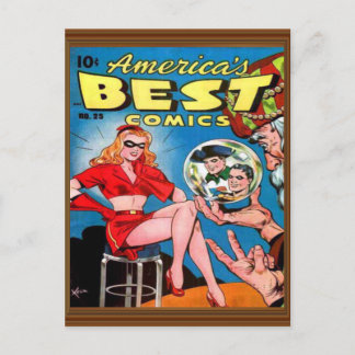 Ausgabe 25 Best Superhero Comic America Postkarte