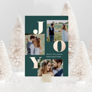 Ausgabe der Joy Foil Holiday Card Folieneinladung