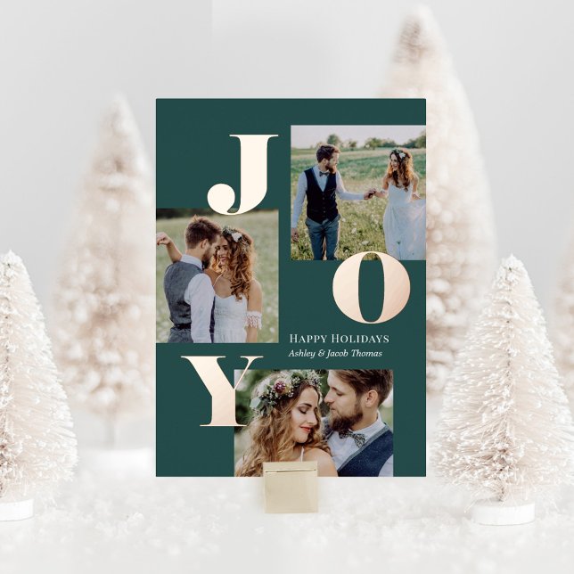 Ausgabe der Joy Foil Holiday Card Folieneinladung (Von Creator hochgeladen)