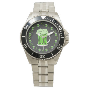 Ausgabe St. Patricks des Bier-dreißig Tages Armbanduhr