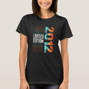 Ausgabe Vintag Retro Birth Year 2012 T-Shirt