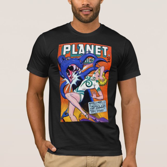 Ausgabe von Comicen zum Cover Art Planet 52 T-Shirt (Vorderseite)