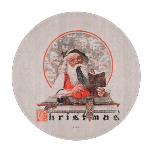 Ausgaben des Weihnachtsmanns Schneidebrett