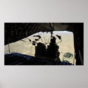 Ausgang des Containerzustellsystems Poster