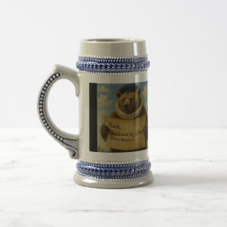 Ausgang, von einem Bären verfolgt Shakespeare-Zita Bierglas