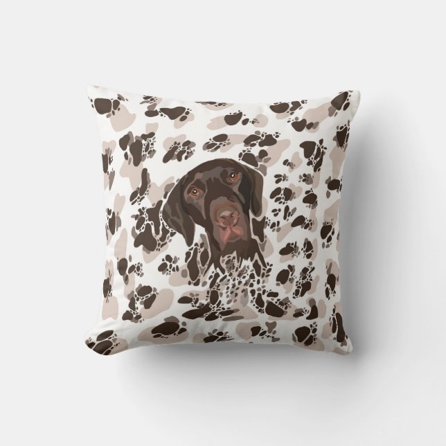 Ausgebessertes und geticktes GSP-Kissen Kissen (Vorderseite)