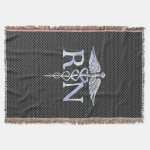 Ausgebildete Krankenschwester RNCaduceus Decke