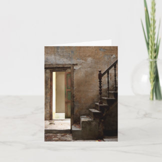 Ausgebliebene Note Card Karte