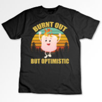 Ausgebrannt, aber optimistisch Marshmellow Camping