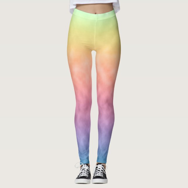 Ausgefaltet in Farbe Leggings (Vorderseite)