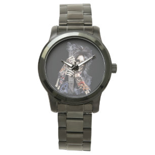 Ausgeflippter heraus Gitarrist Armbanduhr