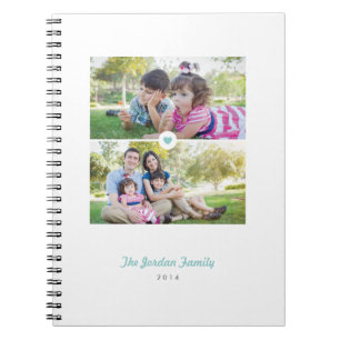 Ausgefüllt mit Liebe Journal - Aqua Notizblock