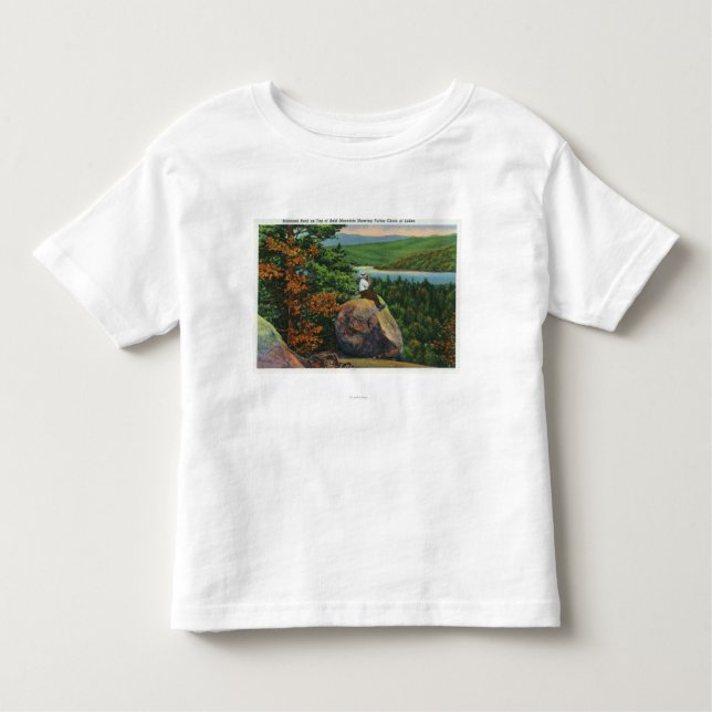 Ausgeglichene Felsen-Ansicht von Fulton-Kette von Kleinkind T-shirt (Vorderseite)