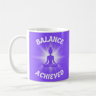 Ausgeglichene Lotus-Pose Kaffeetasse