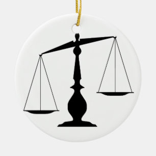Ausgeglichene Skalen Keramikornament