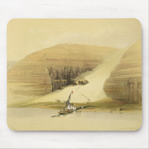 Ausgegrabener Tempel von Abu Simbel, "von Ägypten Mousepad
