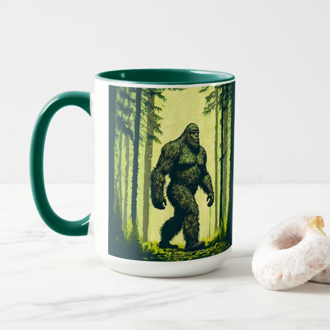 Ausgehen für einen Waldspaziergang Tasse (Mit Donut)
