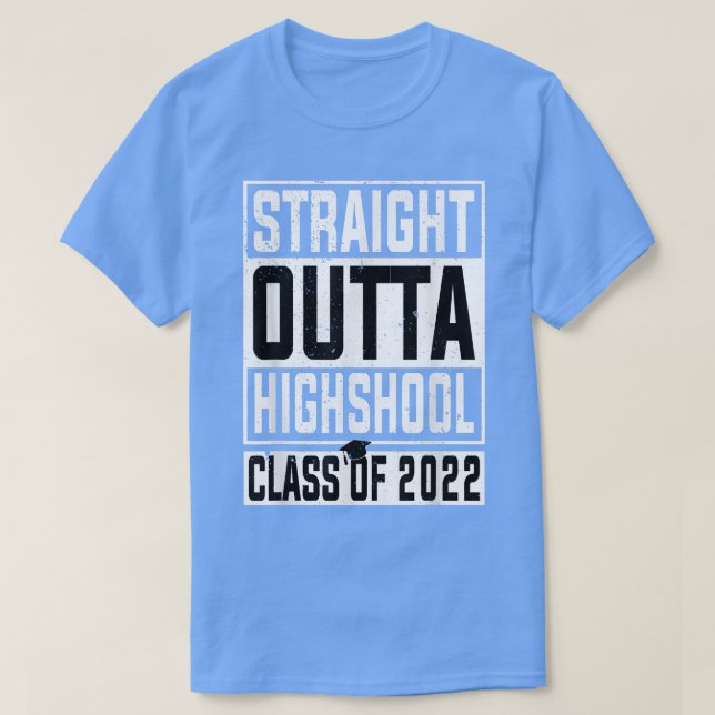 Ausgehend von der High School of 2022 Senior T-Shirt (Design vorne)
