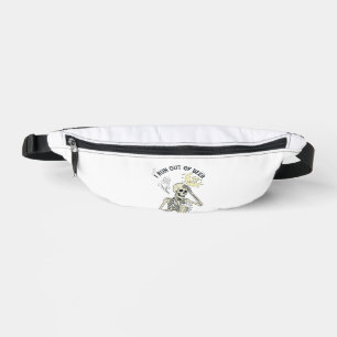 Ausgehendes Bier Skelett Geist Mond Halloween_1 Bauchtasche
