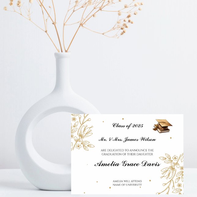 Ausgeklügelte Ankündigung von Gold Abschluss (Von Creator hochgeladen)