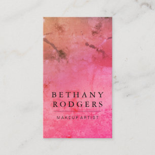 Ausgeklügelte Rot-Orange-Grunge-Mischung Visitenkarte