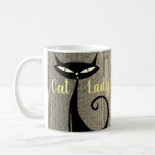 Ausgeklügelter Cartoon Cat for Coffee Lover Kaffeetasse