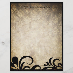 Ausgeklügelter Swirl Letterhead