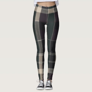 Ausgeklügelter Tartan Leggings