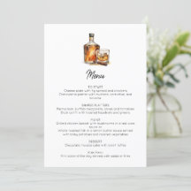 Ausgeklügeltes Whiskey & Cigar Geburtstagskarte