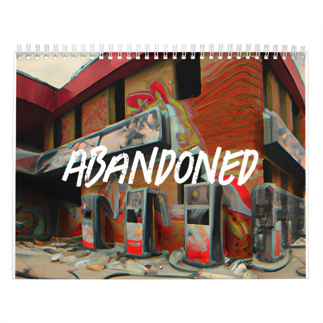 Ausgelassene Orte und Räume Kunst Kalender (Titelbild)