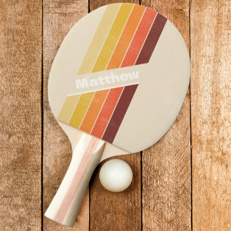 Ausgelegte Retro mit Namen gestrichen Tischtennis Schläger