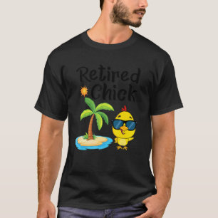 Ausgemergelte Henne Ruhestandsparty Hühnerurlaub T-Shirt