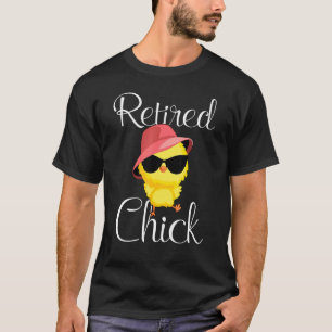 Ausgemergelte Henne Ruhestandsplan Coole Henne Hu T-Shirt