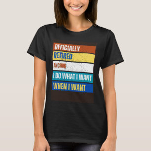 Ausgemusterter Anker Ruhestand Ausgemusterter Ank T-Shirt