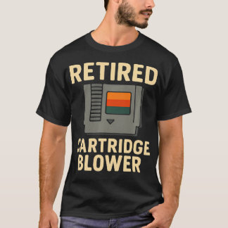Ausgemusterter Kartuschenbläser 90S Retro-Gaming T-Shirt