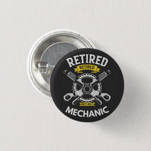 Ausgemusterter Mechaniker Button