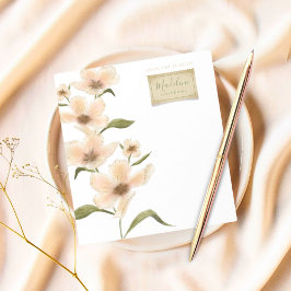 Ausgereifte botanische Vintage Briefmarke Mitteilungskarte