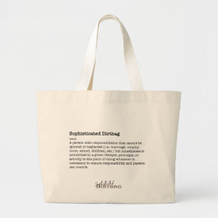Ausgereifte Dirtbag-Tasche Jumbo Stoffbeutel