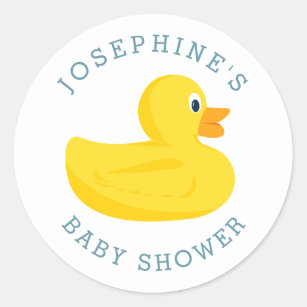 Ausgereifte Duck Baby Shower Stickers