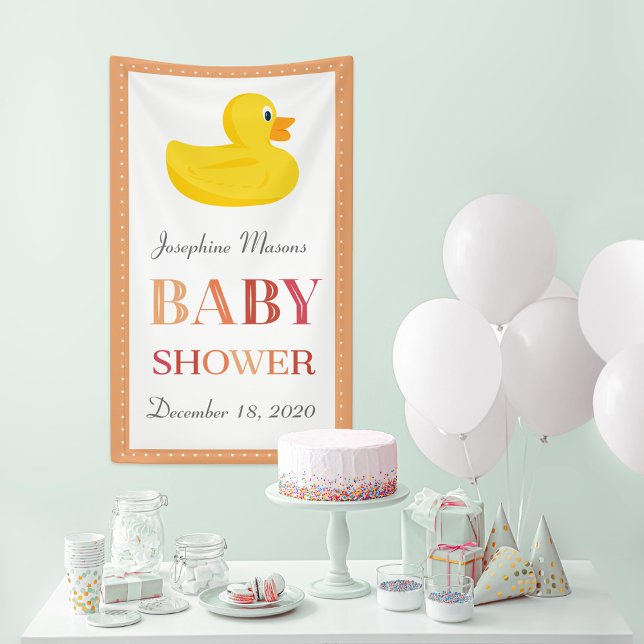 Ausgereifte Gummidusche Neutral Baby Duwer Banner (Von Creator hochgeladen)