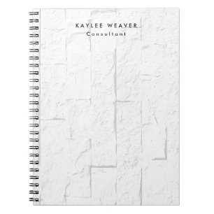 Ausgereifte Minimalistische Wall Bricks Beruflich Notizblock