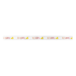 Ausgereifte Rubber Duck Baby Shower Ribbons Satinband