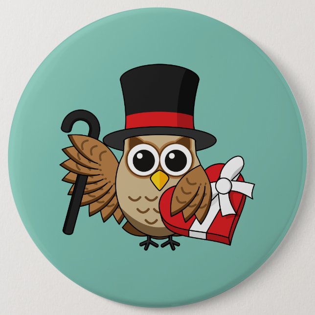 Ausgereifte Schüssel mit Schokoladenbox Button (Vorderseite)