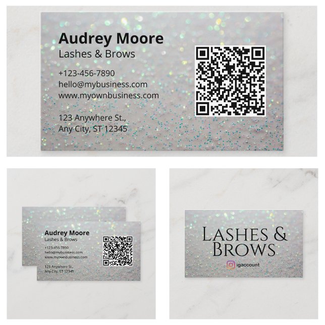 Ausgereifter Eyelash Visitenkarte (Sophisticated Eyelash Business Card
)