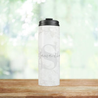 Ausgereifter Marmor mit Monogramm und Name Gray