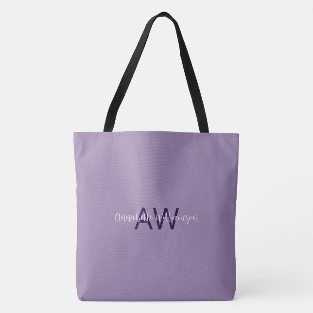 Ausgereifter Skripttyp Name und Initials-Violet (Vorderseite)