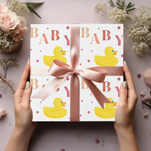Ausgereiftes Baby-Geschenkpapier für Entenpfirsich Geschenkpapier