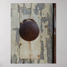 Ausgesetzte Tür Poster