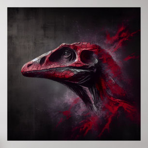 Ausgestorbene Dinosaurier Poster